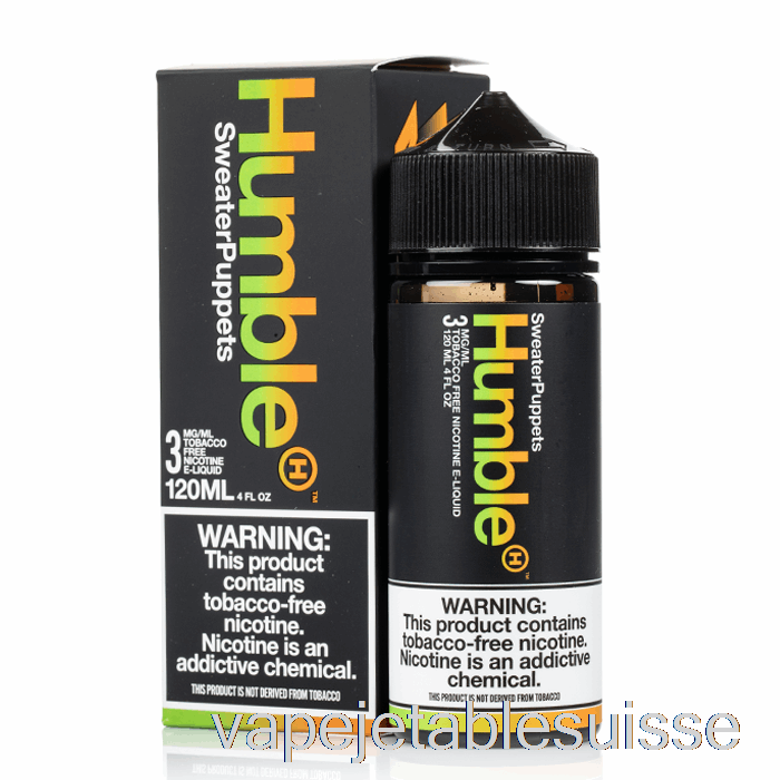 Marionnettes Pull Vape Suisse - Humble Juice Co. - 120 Ml 3 Mg